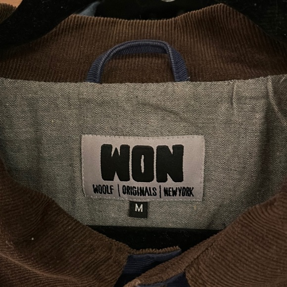 Men’s Woolf Originals New York  WON Deconstructed Corduroy Cotton/Canvas Jacket - Picture 3 of 14